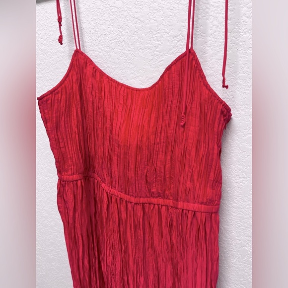 ✨ Ulla Johnson Orla Dress | Size 12 | Romantic Plissé Satin ✨ - Picture 5 of 11